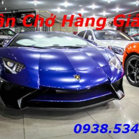 Lamborghini Aventador SV màu xanh độc nhất tại Việt Nam