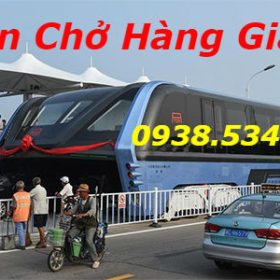 Xe buýt khổng lồ chống tắc đường chạy thử