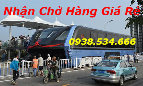 Xe buýt khổng lồ chống tắc đường chạy thử